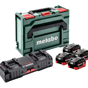 METABO Basic Set 4 x LiHD 8,0 Ah + 2 x ASC 145 Duo + metaBOX 145 (685135000)