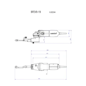 METABO BFE 9-20 SET (602244500) TRAČNI BRUSILNIK