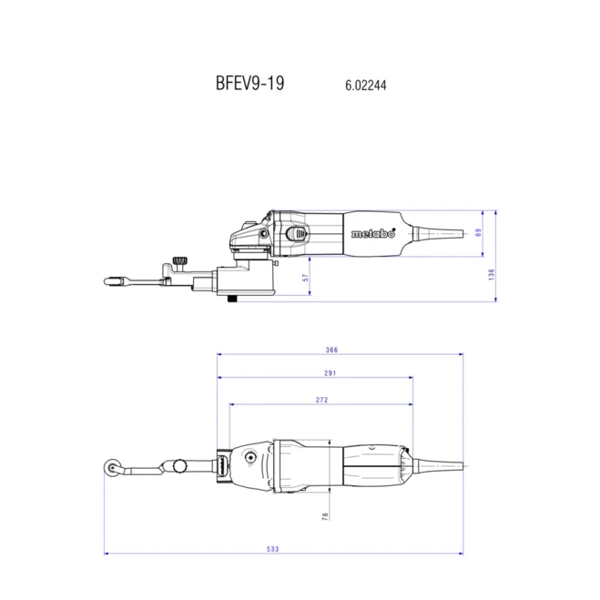 METABO BFE 9-20 SET (602244500) TRAČNI BRUSILNIK
