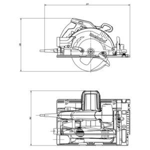 METABO KS 55 FS SET (691064000) KROŽNA ŽAGA