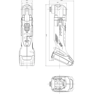 METABO MT 18 LTX COMPACT (613021510) BATERIJSKO VEČNAMENSKO ORODJE