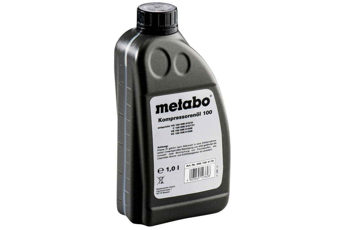 METABO OLJE ZA KOMPRESORJE 1 LITER, ZAŠČITA BATA (0901004170) METABO OLJE ZA KOMPRESORJE 1 LITER, ZAŠČITA BATA (0901004170)