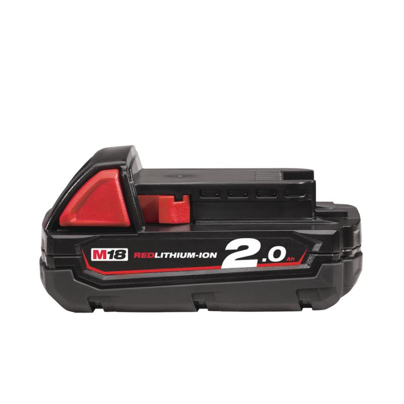 Milwaukee M18 B2 Redlithium-Ion 18V 2,0Ah Akumulatorska baterija Milwaukee M18 B2 Redlithium-Ion 18V 2,0Ah Akumulatorska baterija