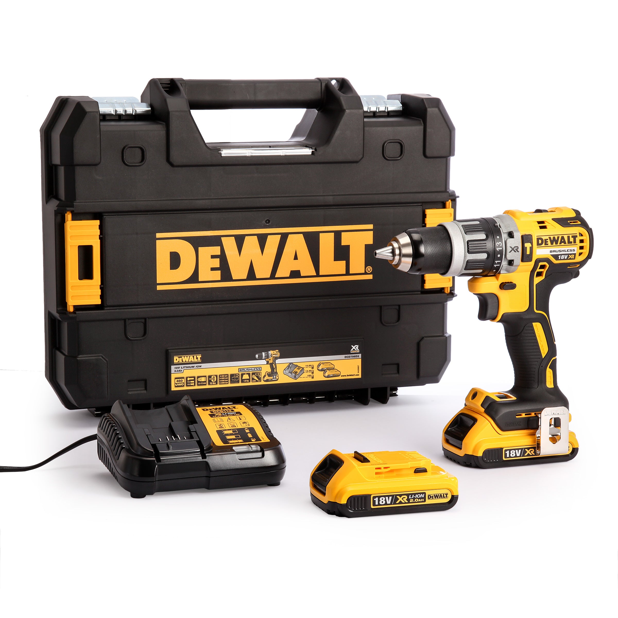 DEWALT AKU XR UDARNI VRTALNIK/VIJAČNIK DCD796D2 18 V 2,0 Ah DEWALT AKU XR UDARNI VRTALNIK/VIJAČNIK DCD796D2 18 V 2,0 Ah