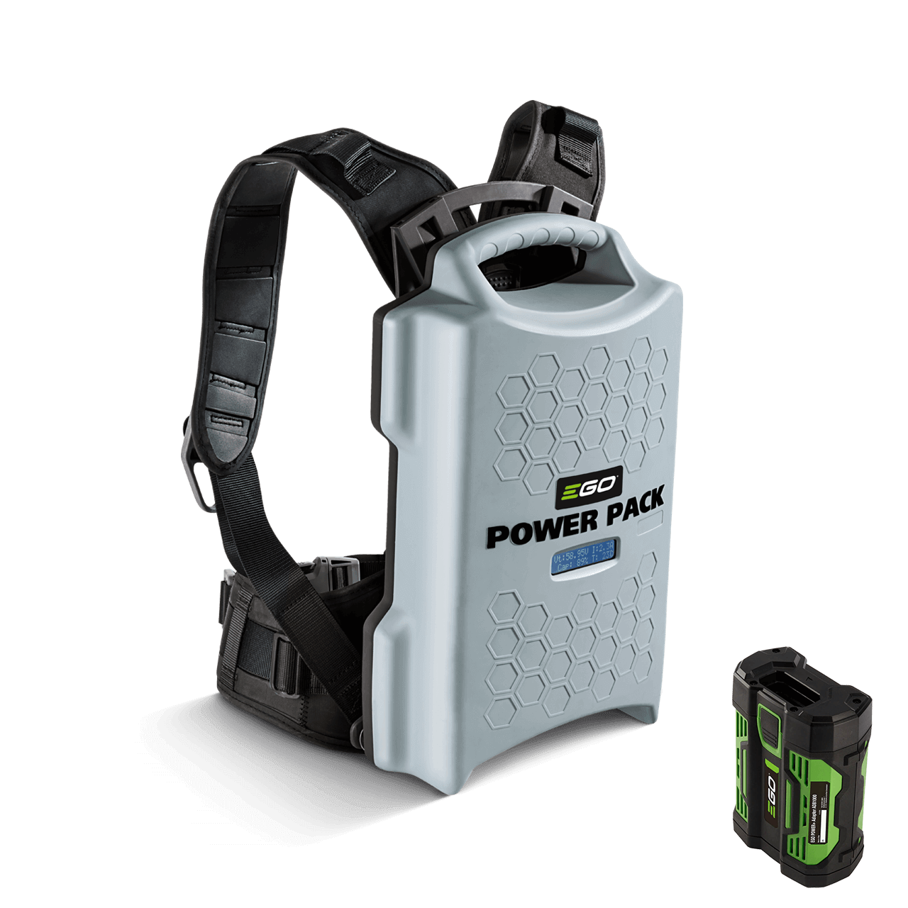 EGO POWER+ PROFESIONALNA NAHRBTNA BATERIJA BAX1300 + NOSILEC IN ADAPTER BAX1301 EGO POWER+ PROFESIONALNA NAHRBTNA BATERIJA BAX1300 + NOSILEC IN ADAPTER BAX1301