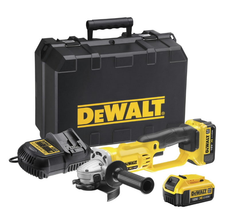Baterijski kotni brusilnik DeWalt 18V 4,0Ah DCG412M2 Baterijski kotni brusilnik DeWalt 18V 4,0Ah DCG412M2