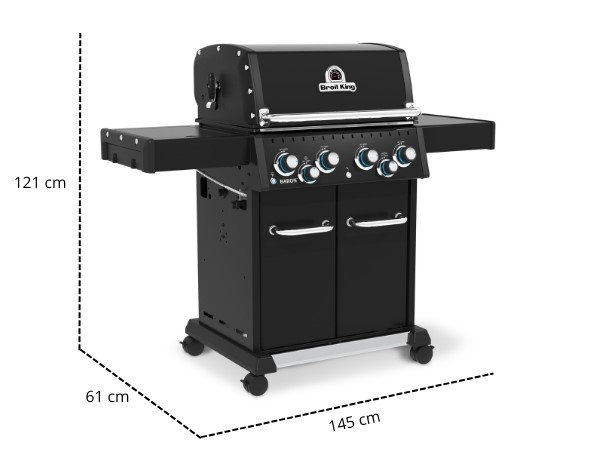 Broil King Baron™ 490 SHADOW Plinski žar
