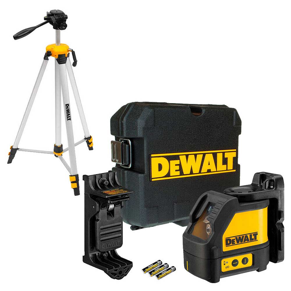 DEWALT KRIŽNO LINIJSKI LASER DW088K + DE0881T STOJALO