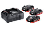 METABO Osnovni set 3 x LiHD 4,0 Ah (685132000)