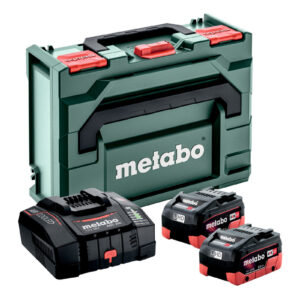 METABO Basic set 2 x LiHD 8.0 Ah + ASC 290 + metaBOX 145 (685303000)