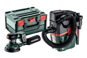 METABO Set SXA 18 LTX 125 BL + AS 18 L PC Compact (691199000) Baterijski stroj v kompletu