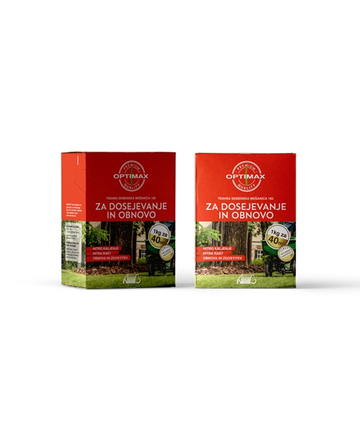 Travno seme Optimax 182 za dosejevanje in obnovo 1KG