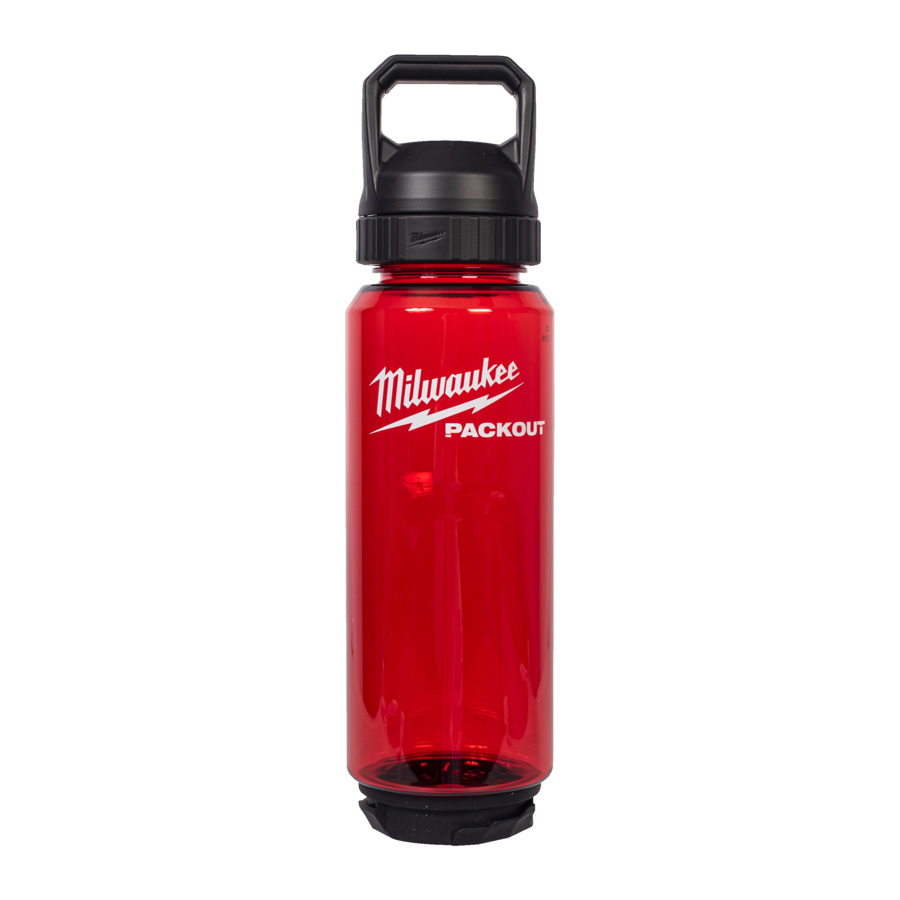 Milwaukee PACKOUT Steklenica 1005ml Chug lid rdeča
