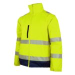 Lacuna CETUS Hi-Viz odsevna zaščitna jakna rumena 2v1