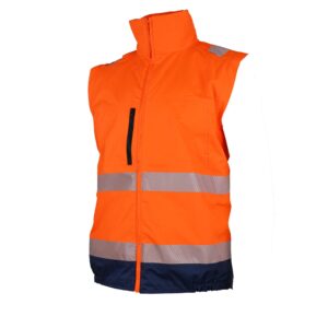 Lacuna CETUS Hi-Viz odsevna zaščitna jakna oranžna 2v1
