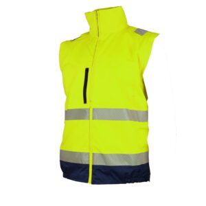 Lacuna CETUS Hi-Viz odsevna zaščitna jakna rumena 2v1