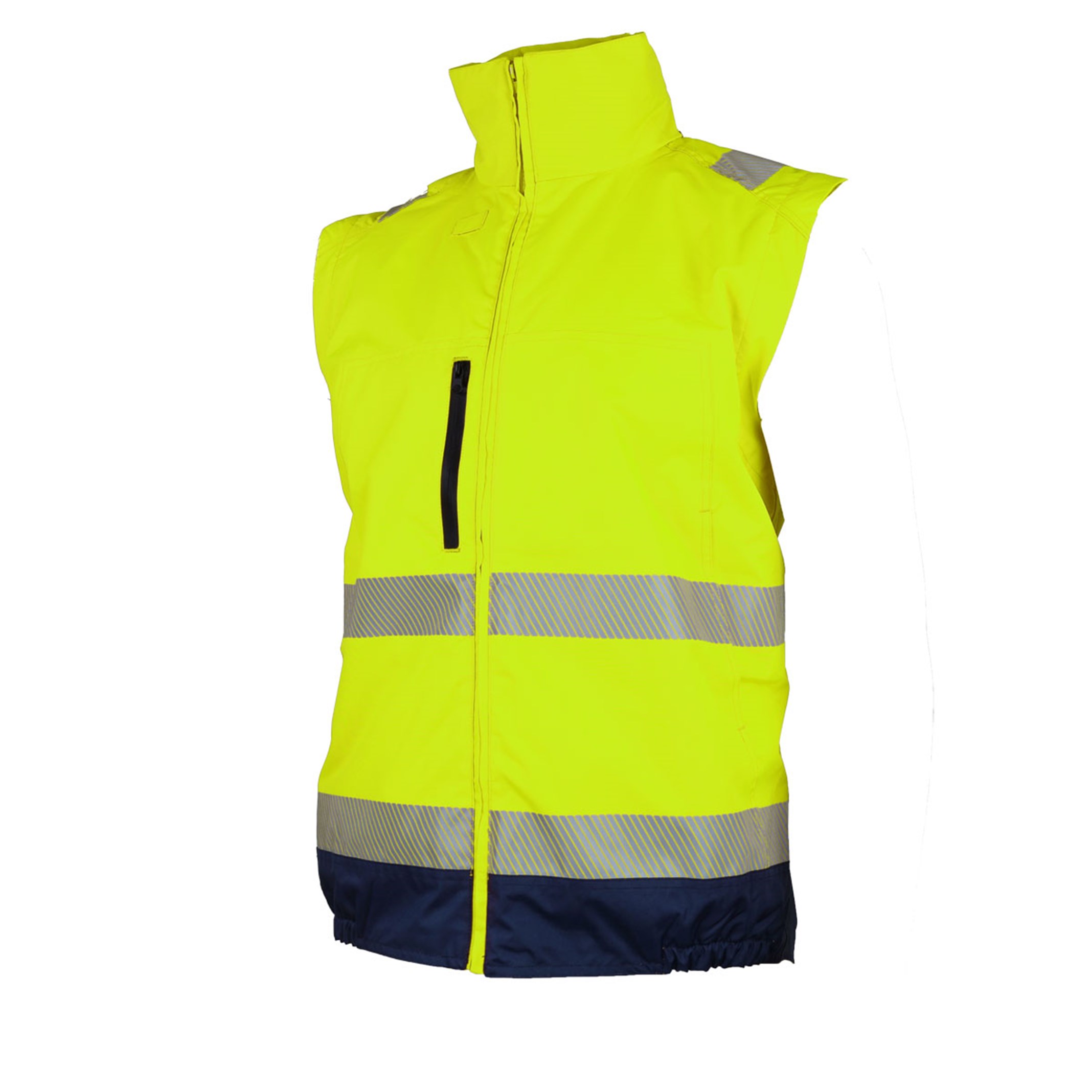 Lacuna CETUS Hi-Viz odsevna zaščitna jakna rumena 2v1