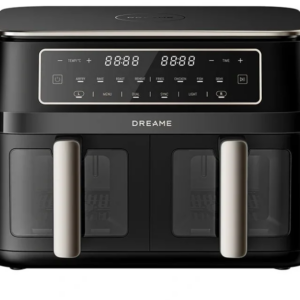 Dreame DZ30 Air Fryer cvrtnik dvojni, črn