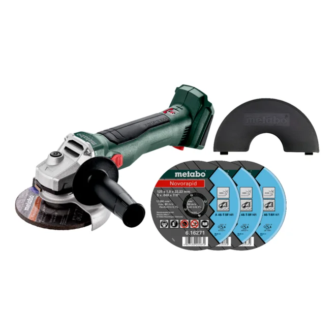 METABO W 18 L BL 9-125 Set (691224000) BATERIJSKI KOTNI BRUSILNIK