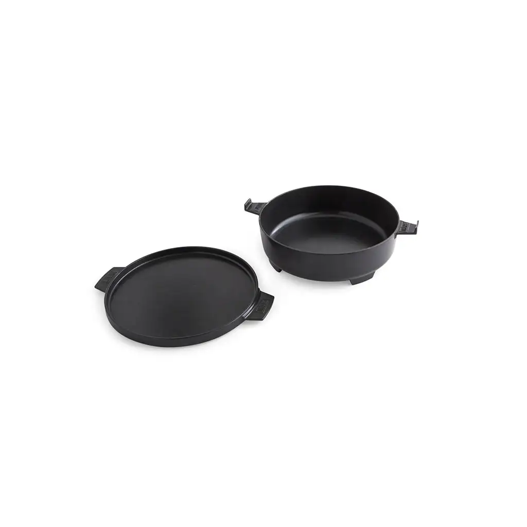 Weber Gourmet BBQ™ sistem - Dutch Oven 2 v 1(litoželezna posoda s pokrovom + ponev za peko)