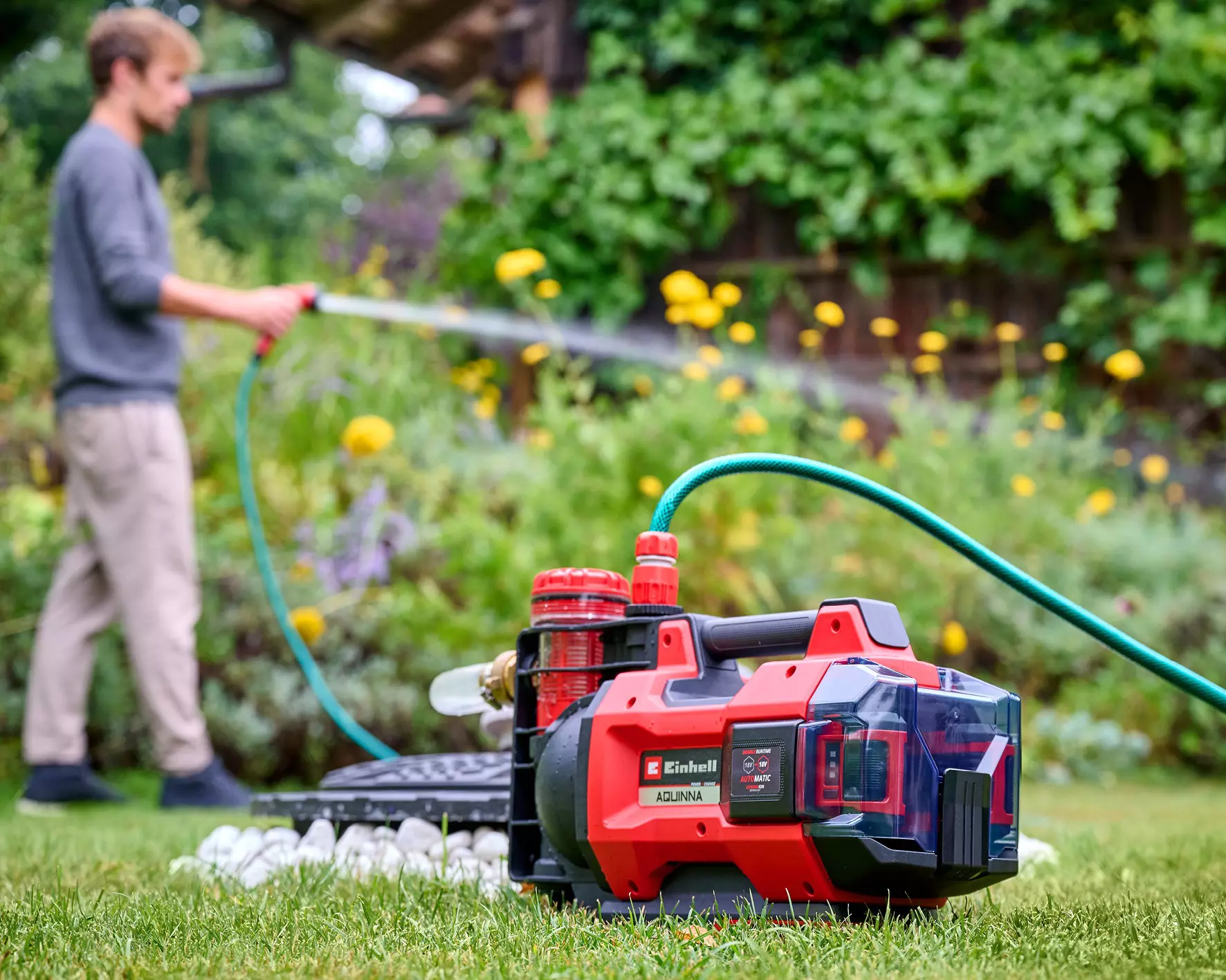 Einhell AQUINNA 18/30 F LED Automatic akumulatorska samodejna vrtna črpalka