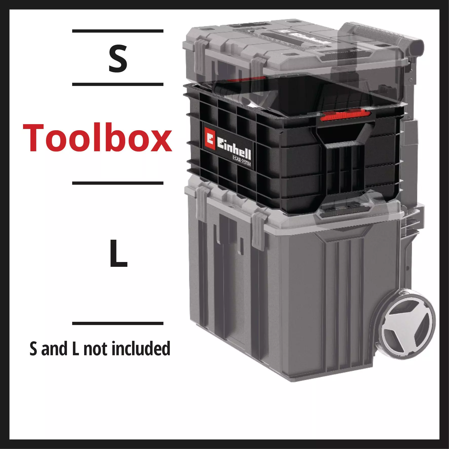 Einhell E-Case plastičen kovček za orodje