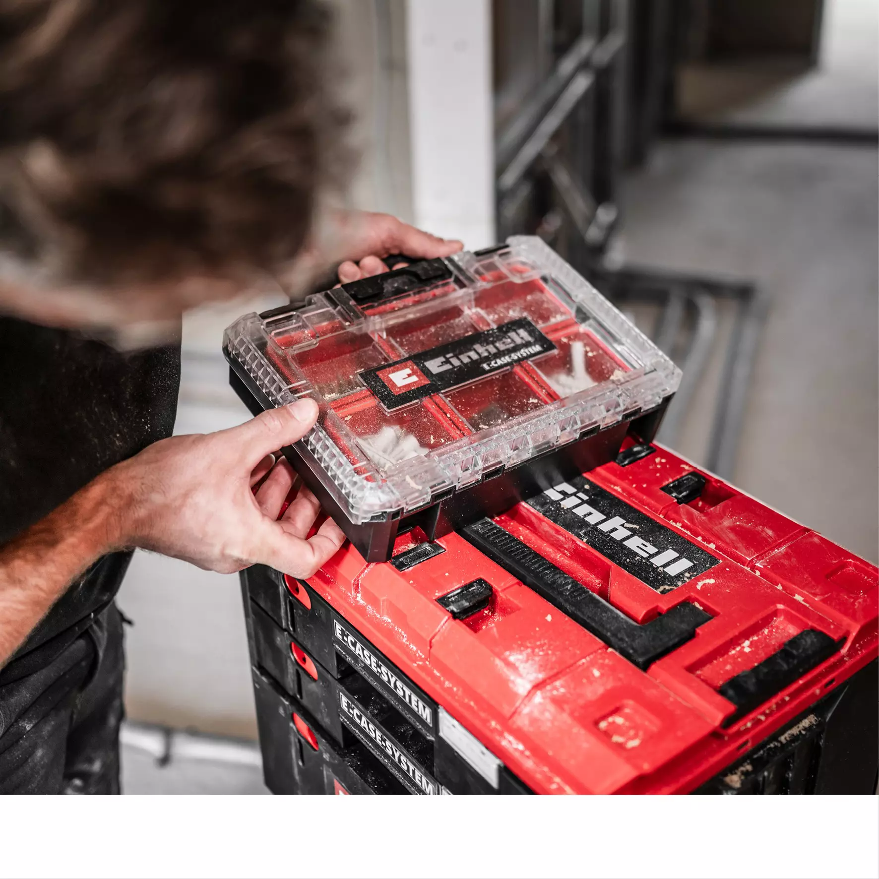 Einhell E-Case S-F kovček za shranjevanje drobnih delov