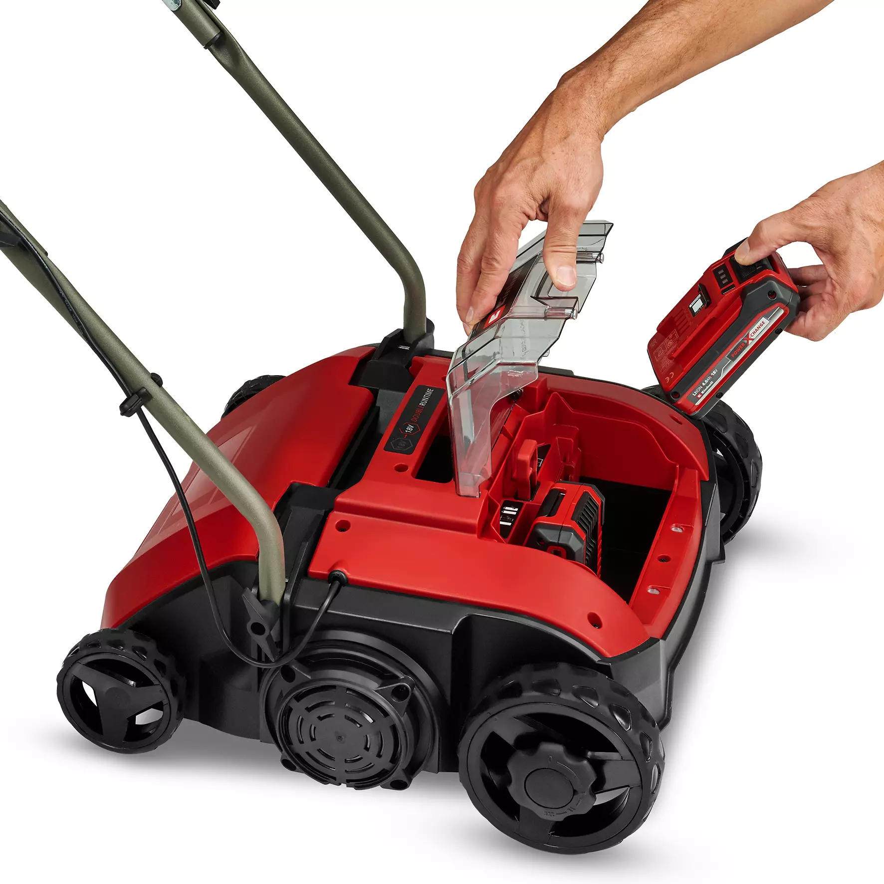 Einhell GC-SC 18/28 DS Li-Solo akumulatorski prezračevalec in rahljalnik trate