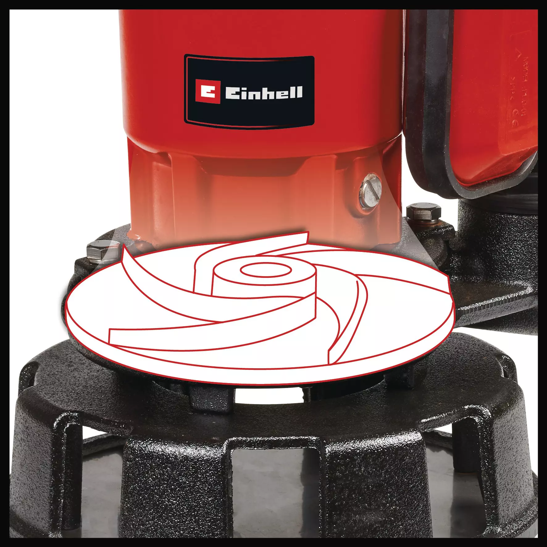 Einhell GE-DP 900 Cut potopna črpalka z rezili za umazano vodo