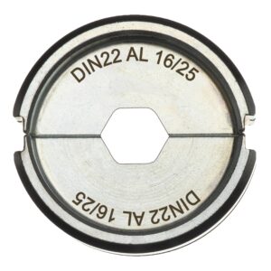 Milwaukee DIN22 AL 16/25 matrica za stiskanje DIN za aluminij
