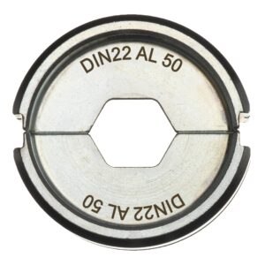 Milwaukee DIN22 AL 50 matrica za stiskanje DIN za aluminij