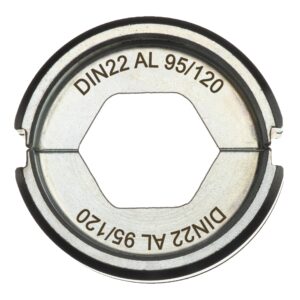 Milwaukee DIN22 AL 95/120 matrica za stiskanje DIN za aluminij Milwaukee DIN22 AL 95/120 matrica za stiskanje DIN za aluminij