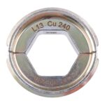 Milwaukee L13 Cu 240 matrica za stiskanje kabelskih čevljev Milwaukee L13 Cu 240 matrica za stiskanje kabelskih čevljev