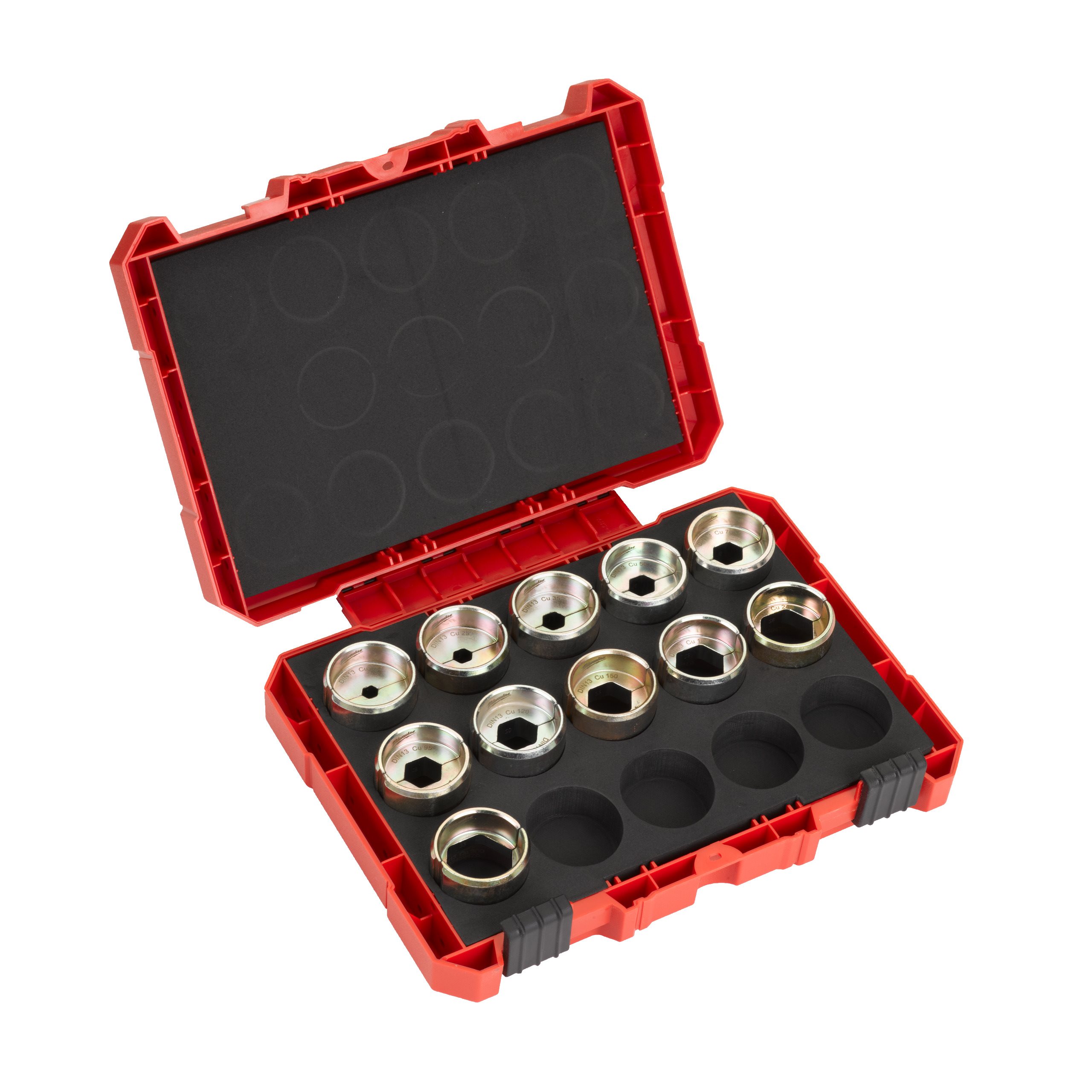 Milwaukee DIN13 CU set matric za stiskanje kablov za M18 HCCT109/42