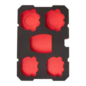 Milwaukee prazen vložek iz pene PACKOUT za 4 obročne čeljusti in adapter RJ Milwaukee prazen vložek iz pene PACKOUT za 4 obročne čeljusti in adapter RJ