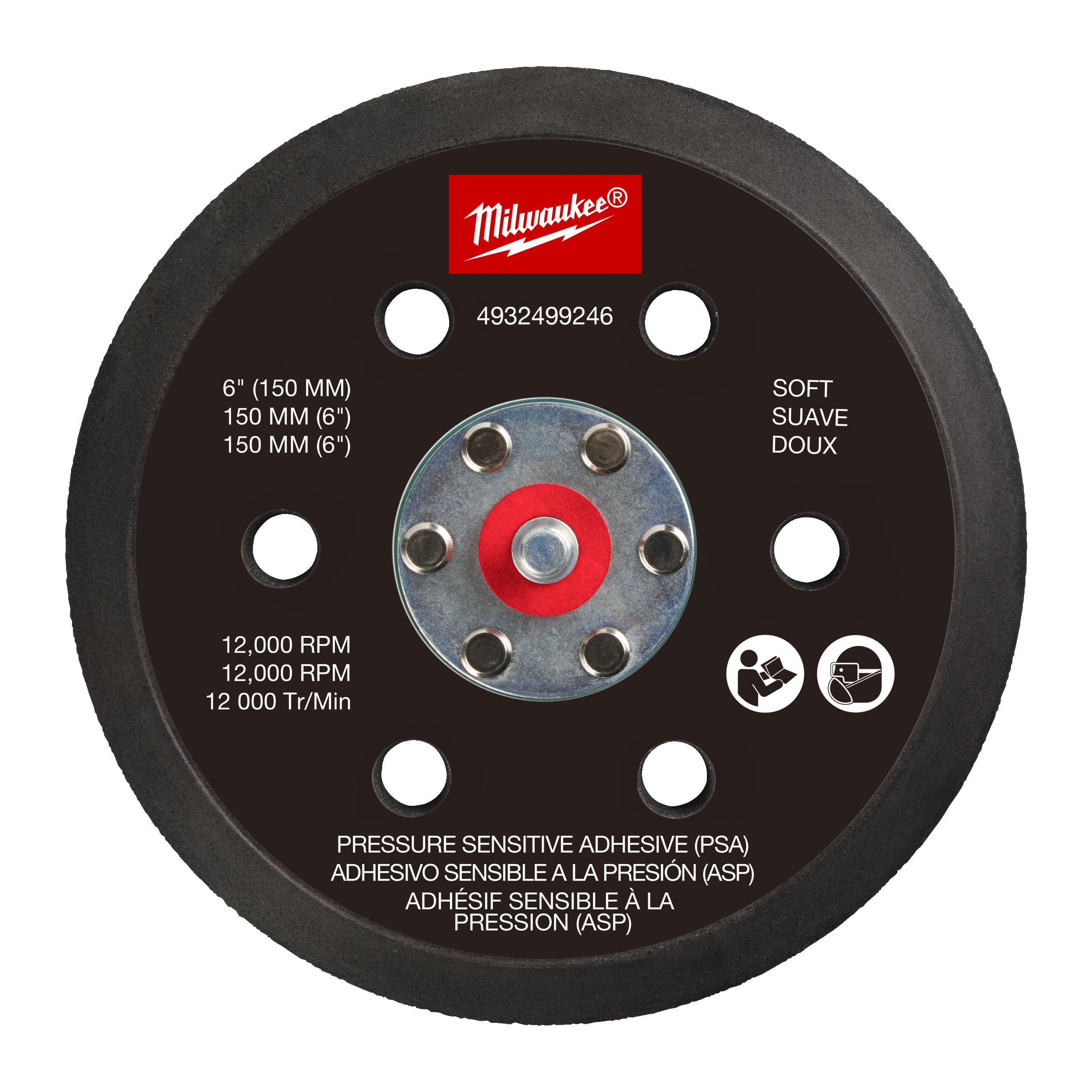 Milwaukee FROSBPSP150 brusilni krožnik 150 mm (samolepilni, mehak)