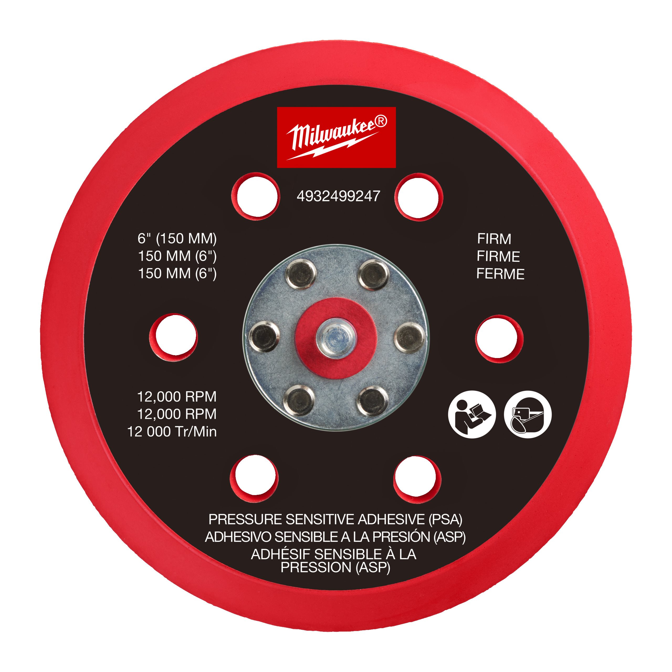 Milwaukee FROSBPHP150 brusilni krožnik 150 mm (samolepilni, trd)