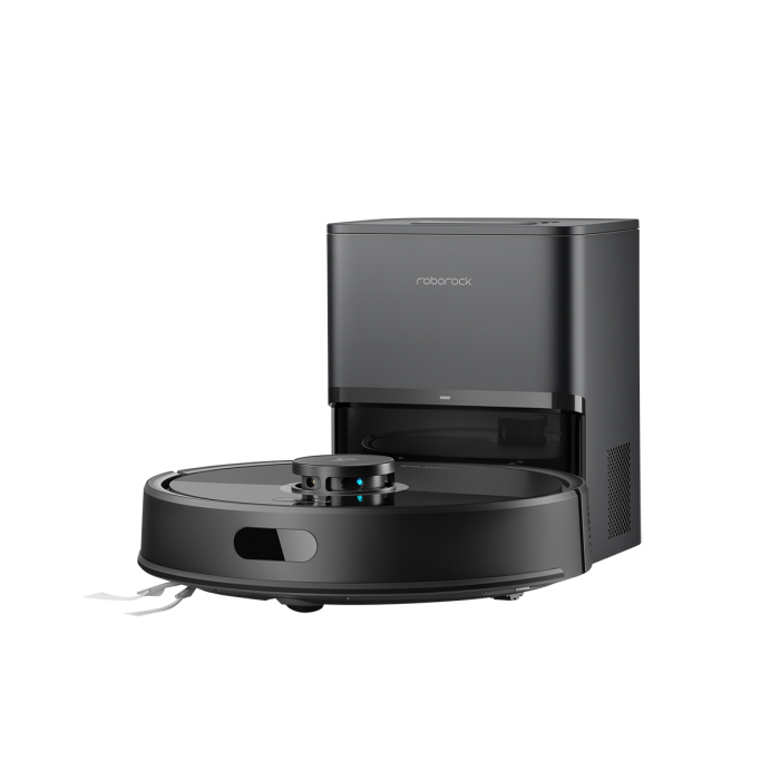 Roborock Q7 BF+ črn robotski sesalnik s samopraznilno postajo