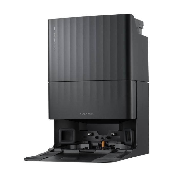 Roborock Qrevo Edge 2 črn robotski sesalnik s samočistilno postajo