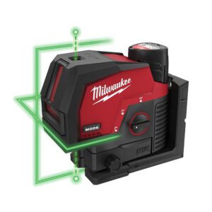 Milwaukee M12 CLLP-0C zeleni križni laser s točkami za navpičnico