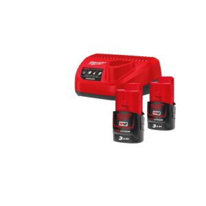 Milwaukee M12 NRG-302 set akumulatorjev in polnilca Milwaukee M12 NRG-302 set akumulatorjev in polnilca