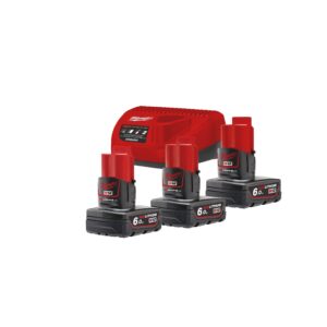 Milwaukee M12 NRG-603 set akumulatorjev in polnilca Milwaukee M12 NRG-603 set akumulatorjev in polnilca