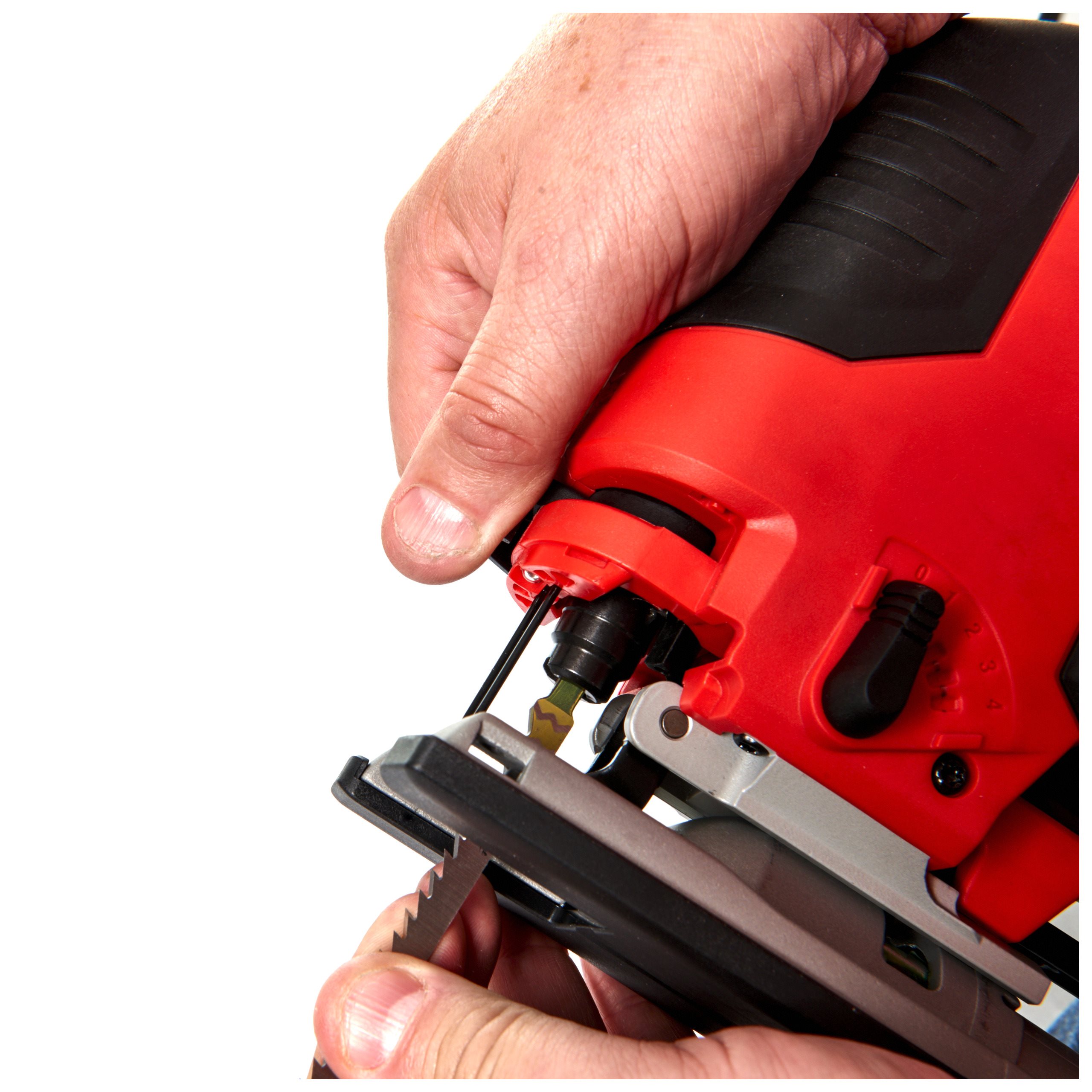 Milwaukee M18 BJS-0X vbodna žaga z ročajem na vrhu