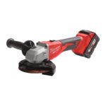 Milwaukee M18 BLSAG125X-402X brezkrtačni 125-mm kotni brusilnik z drsnim stikalom