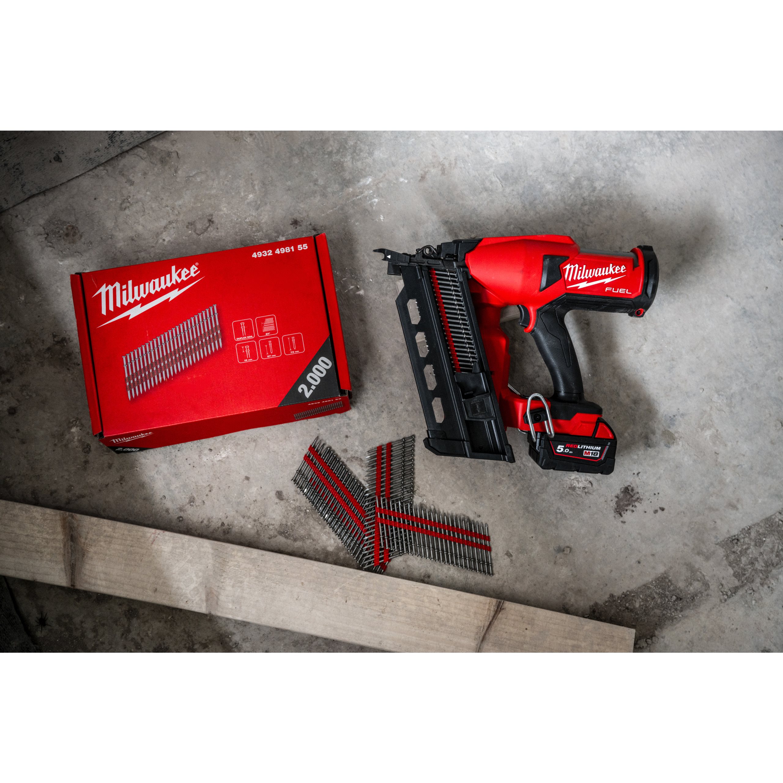 Milwaukee M18 FDN-0C duplex žebljalnik