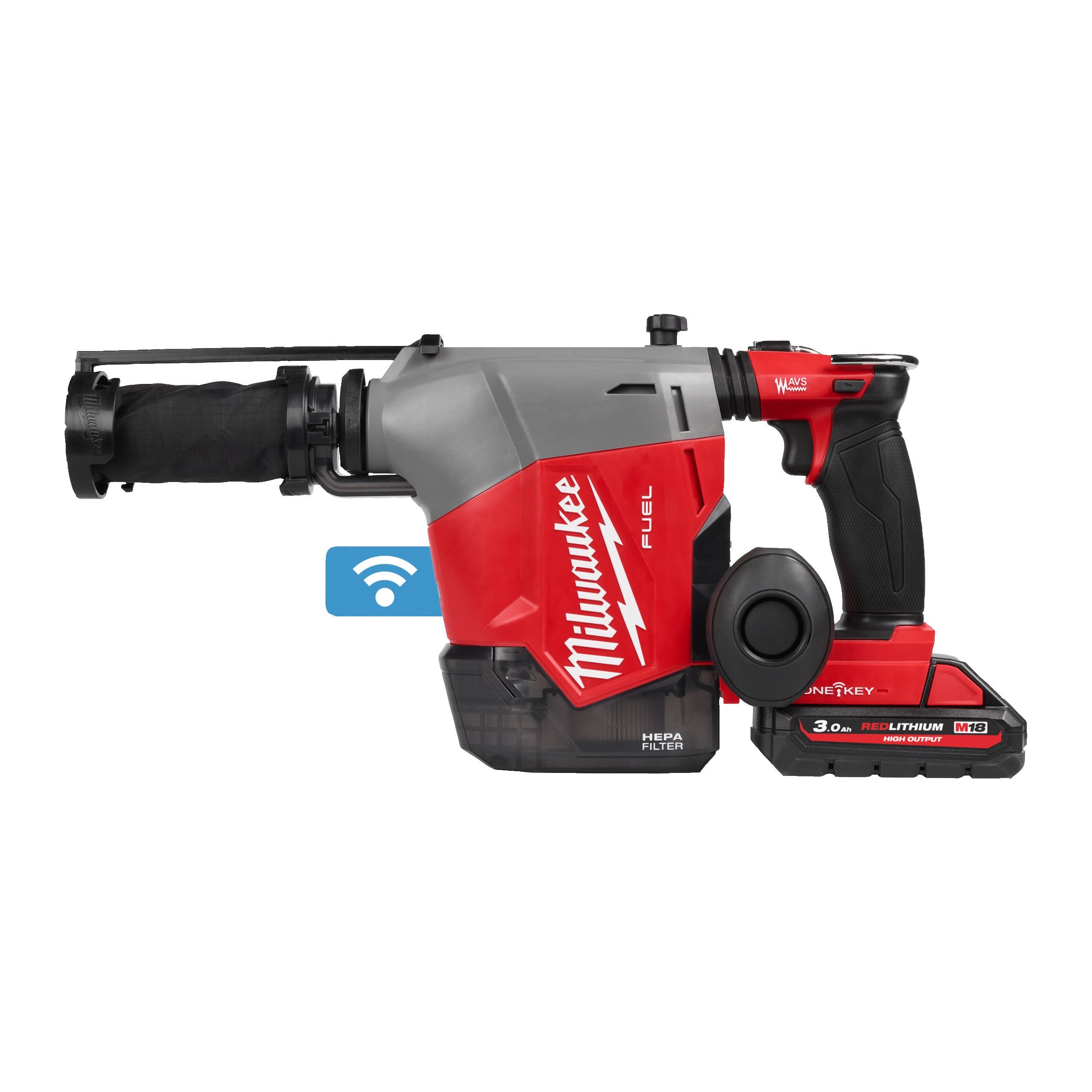 Milwaukee M18 FHAFOH16-302X 16 mm SDS-PLUS kladivo z integriranim sesalnikom prahu
