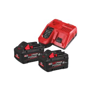 Milwaukee M18 FORGENRG-802 set akumulatorjev in polnilca Milwaukee M18 FORGENRG-802 set akumulatorjev in polnilca