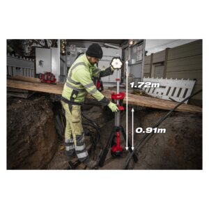 Milwaukee M18 SAL2-502B svetilka na stojalu LED