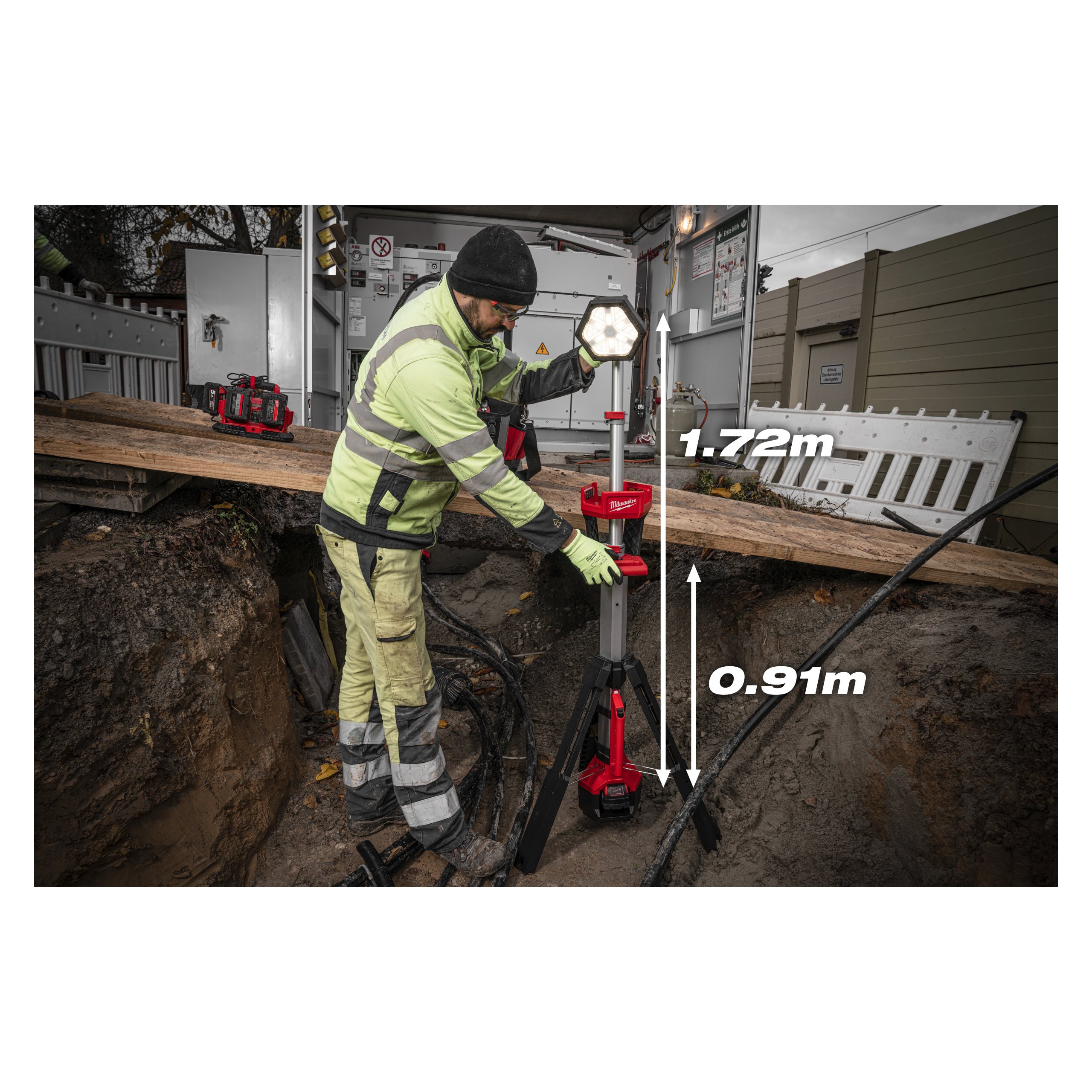 Milwaukee M18 SAL2-502B svetilka na stojalu LED
