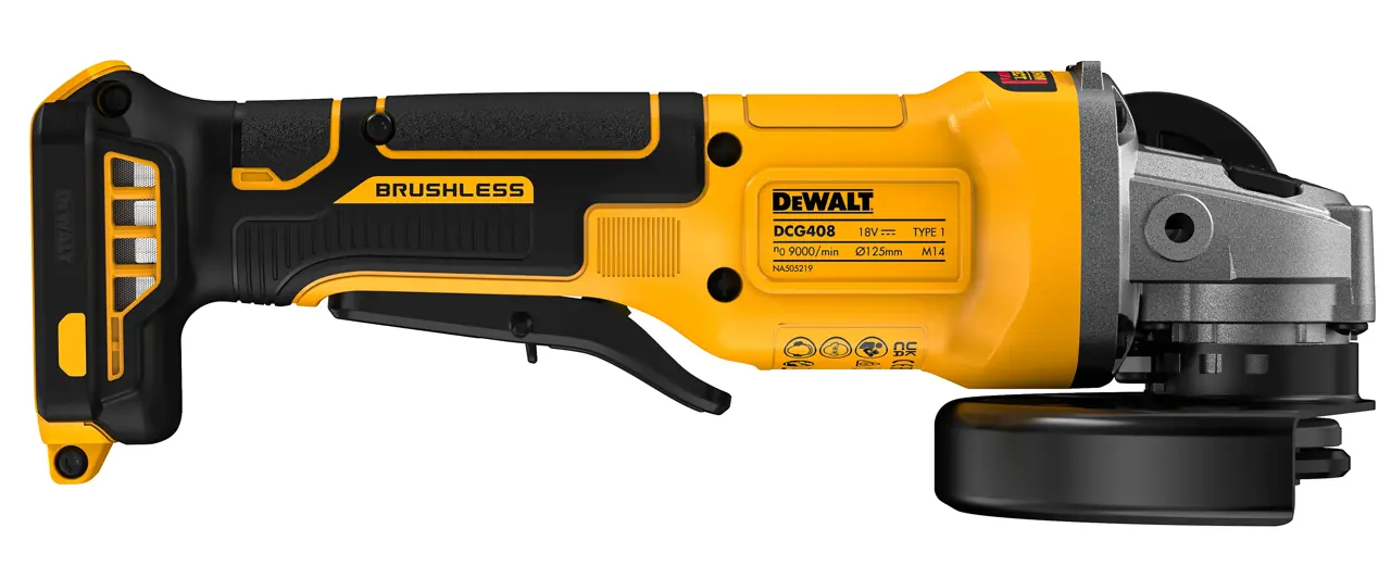 DEWALT DCG408NT AKU KOTNI BRUSILNIK